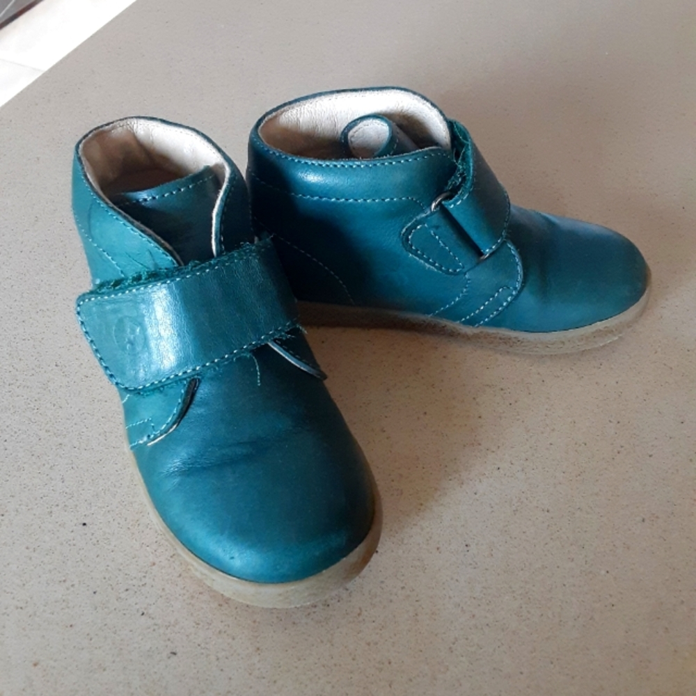 Leather boots